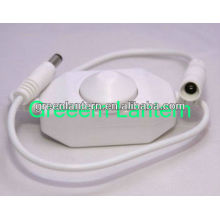 white led dimmer with DC plug for single color led strip